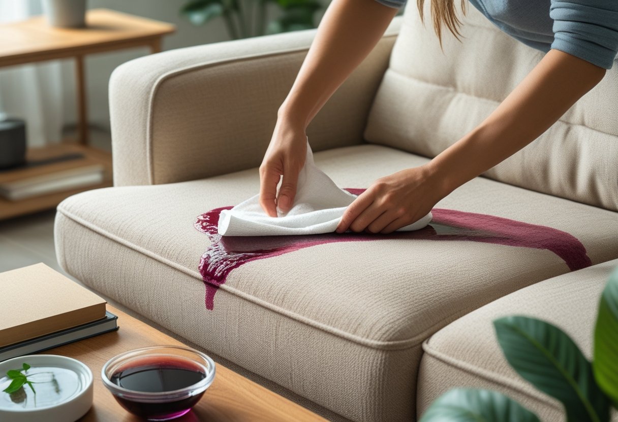 remover manchas do sofá