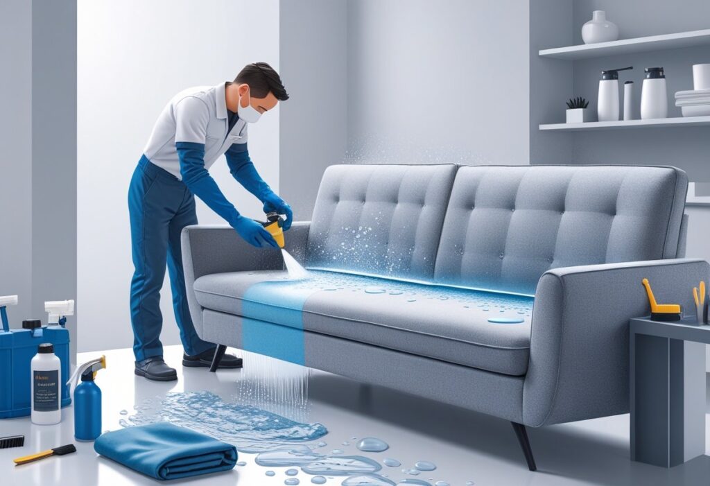 Como é realizada a impermeabilizacao de um sofá