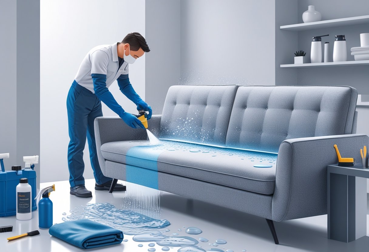 Como é realizada a impermeabilizacao de um sofá