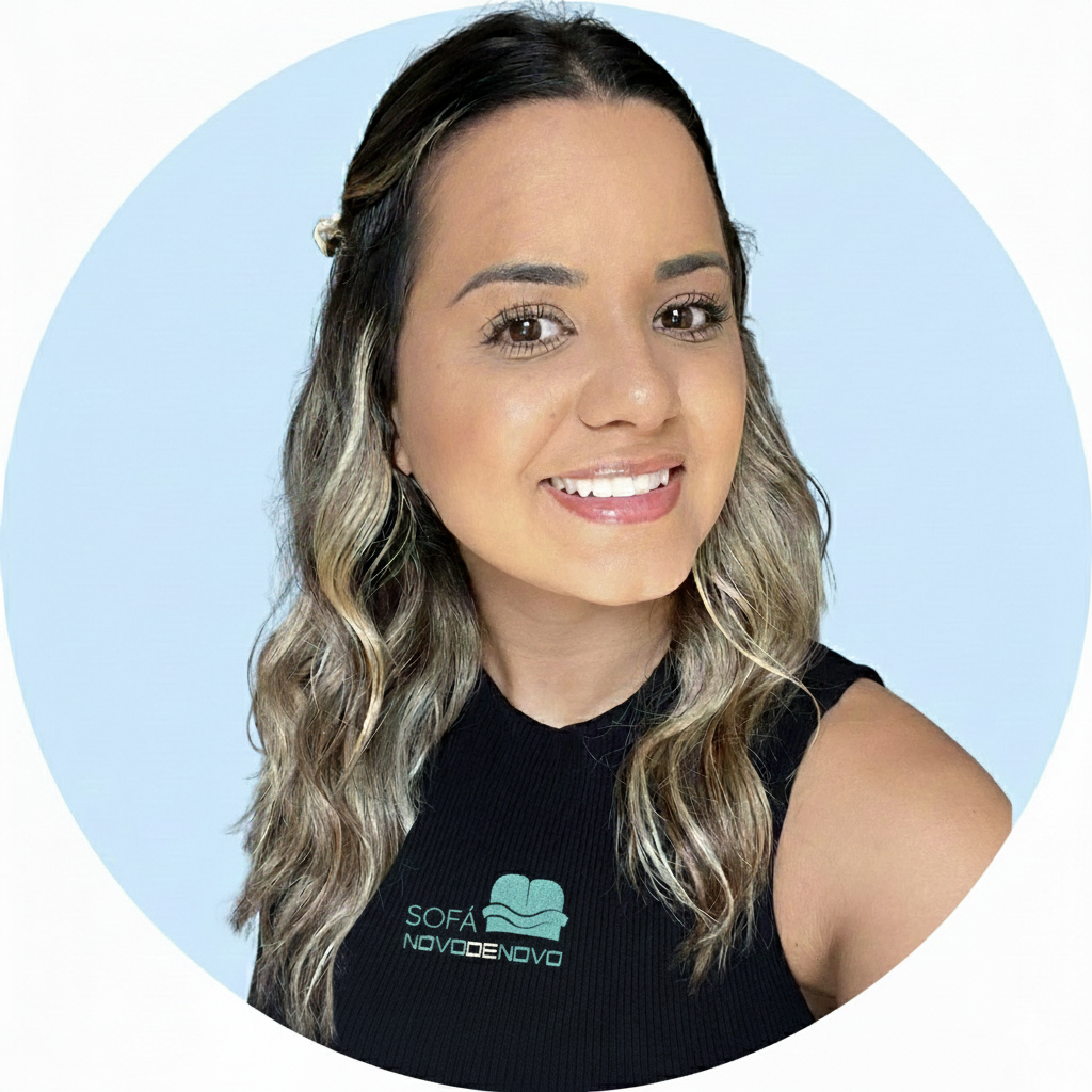 Foto da Ana, a gerente da sofá novo de novo em belo horizonte